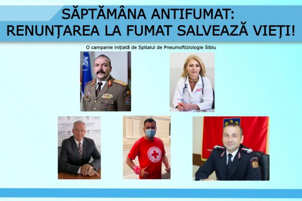 Săptămâna Antifumat:   – AFT, ISU și Crucea Roșie, alături de medici, în Săptămâna Antifumat    –