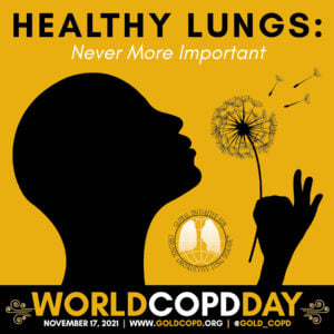 17 noiembrie, Ziua Mondială de Luptă împotriva BPOC: „Plămâni sănătoși – mai importanți ca niciodată”