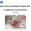 A opta ediție a Campaniei Antifumat, în prag de debut