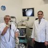Corp străin (os de peste 1 cm) extras cu succes din plămânul unui pacient, de echipa medicală a Spitalului de Pneumoftiziologie Sibiu